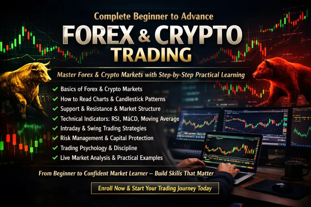 Complete Beginner to Advance Forex & Crypto Trading